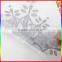 silver glitter powder snowflake PVC window sticker