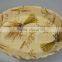Cheap Color Oval Painted Wave Bamboo Woven Bowl Salad Cold Dish Bread Plate