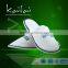 YangZhou personalized hotel slippers/Airline Slippers /Two Color Embroidery EVA Cheap Wholesale Hotel Slippers