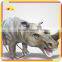 KANO5011 Outdoor Playground Life Size Fiberglass Rhino Sculpture