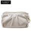 cowhide genuine leather ladies clutch bag evening party hand bag wallet with strap