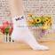Custom Solid White Color Pretty High Quality MENS ankle socks,MLE Casual Socks
