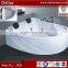 new design air bubble oval free standing resin bathtub for sale