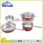 High-grade 8pcs kitchen accessories cookware stainless steel with cooking pots and pans set