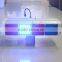 Road safety 12pcs Red blue modules 4sides LED flashing light solar traffic warning light