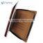 Leather file folder custom folder with hard cardboard folder lock