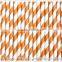 Food Grade PP Paper Wrapped Large Diameter Drinking Straws for birthday party