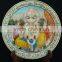 Marble Thali Plate Handicraft Religious Gift Decor Rich Art And Craft Gallery Hindu God Puja Ganesha Miniature Painting