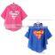 Wholesale 2017 new popular polyester waterproof super hero kids raincoats