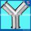Stainless Steel Sanitary Pipe Fitting/Y tee