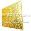 yellow curatain wall pc sheet embossed sheet