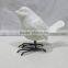 Hot selling ceramic white bisque bird nest decoration