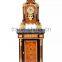 Vintage Wooden Table clock With Table, Luxury Brass Mouthed Clock For Home Decor, Cobalt Blue Antique Floor Clock