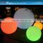 modern fashionable outdoor led light ball changing color with rgb