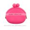 Hot Sale Eco-friendly colorful custom made shaped silicone candy colored purse