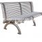 customized stainles steel outdoor bench