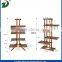 China supplier vintage craft wooden flower pot stands