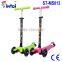 3 Wheel Kick Bobbi Board T-Bar Mini Scooter Tilt Kickboard with LED Wheels