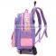 high quality kids school bag with wheels