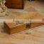 Custom antique wooden pencil case