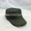 Customize fashion army green Military Caps and flat caps with Dongguan Factory