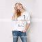 New Fashion Prints Front Short Design Shirts , Irregular Design Women's Shirt