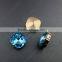 Best-selling Topaz Drop Shape Glass Fancy Stones.Factory Price Pointback Faceted Glass