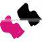 promotional pink and black lovers fleece scarf with embroidery