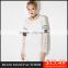 MGOO 2015 Women Dresses Wholesale Summer White Baseball Dresses Boy Friend Loose Straight Long Sleeves Lace Patchwork Fashion Dr