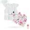 child clothes baby printed tshirt set with strawberries