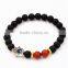 Crystal Clear Agate Bead Bracelet with Fatima Hand accessories Bead Bracelet