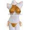 B22033A Europe women Sexy Ladies Sequin halter swimwear