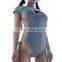 B33770A Japan girls ultra sexy sleeveless kint wear bodysuit