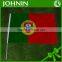 European Cup Promotional Polyester Material Usage Hand Held National Flags