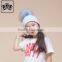 Terse Style Wholesale Cute Big Raccoon Fur Pompom Funny Baby Hat