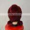 SJ924-03 2015 Christmas custom cheap Lady's Fashion pure color mink fur casquette/mink fur hat/cap