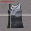 New design sublimated women's running singlet wholesale