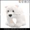 Stuffed mini super soft plush toy crawling polar bear