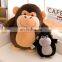 Round fat like ball soft stuffed Monkey plush gift toy