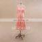 Wholesale short sleeve lace peach color patterns bridesmaid dress
