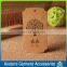 Custom christmas printing paper cards hang tags for clothing