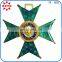 Soft enamel casting gold medal custom with rhinestone