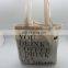New Fancy Designer Soft Handled Foldable Cotton Shopping Tote Bag