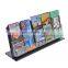 Black rotating PMMA document display stand plexiglass document display rack acrylic document holder