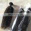 Cheap best selling long kinky curl sew in hair weave