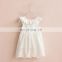 2018 Lovely Baby Girl Dress Backless Bowknot Summer Princess White Kids Dress