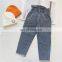 Autumn Winter Girl denim pants Kids Long pant Fashion bud waist All Season Baby Girl casual trousers