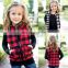 New Fashion Toddler Kids Baby Boys Girls Vest Winter Warm Plaid Waistcoat Thick Soft Coat Outwear Clothes Autumn Winter 12M-5T