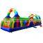 Kids outdoor kids obstacle inflatable course equipment for sale