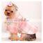 Cheap dog clothing pet apparel small dog clothes cute pink fleece dog winter coat